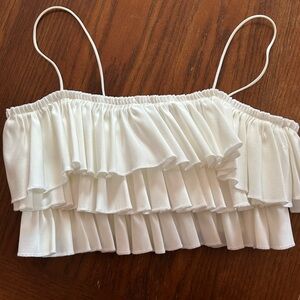Zara ruffled top